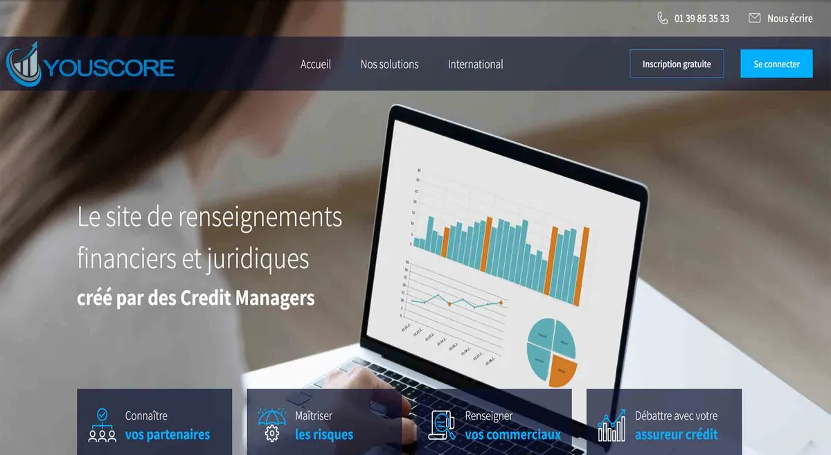 YouScore : la plateforme de renseignements financiers co-construite avec un credit manager d’expérience